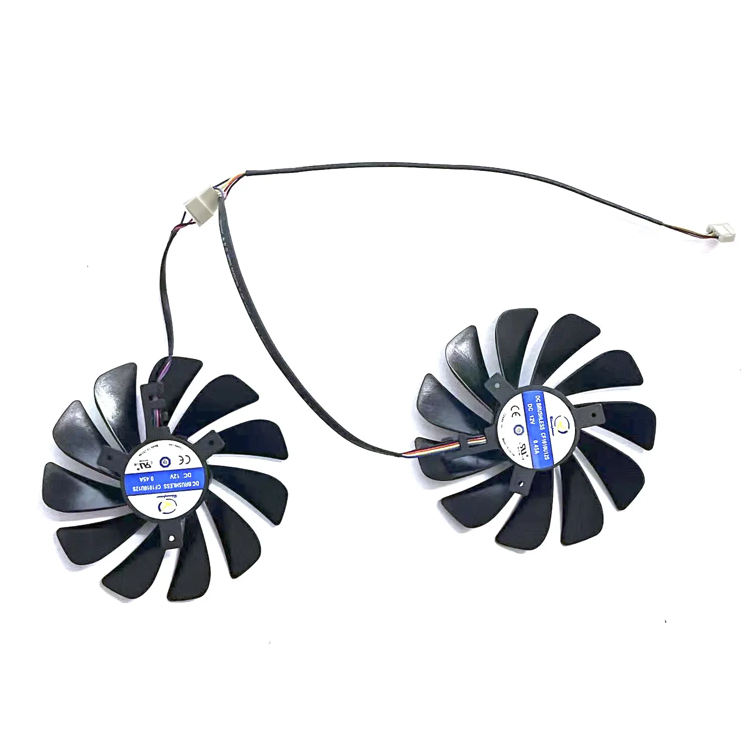 95MM 2FAN New 4PIN CF1010U12S RX5700 XT GPU Fan Suitable for XFX RX 5700 XT RX 5700 Graphics Card Cooling Fan