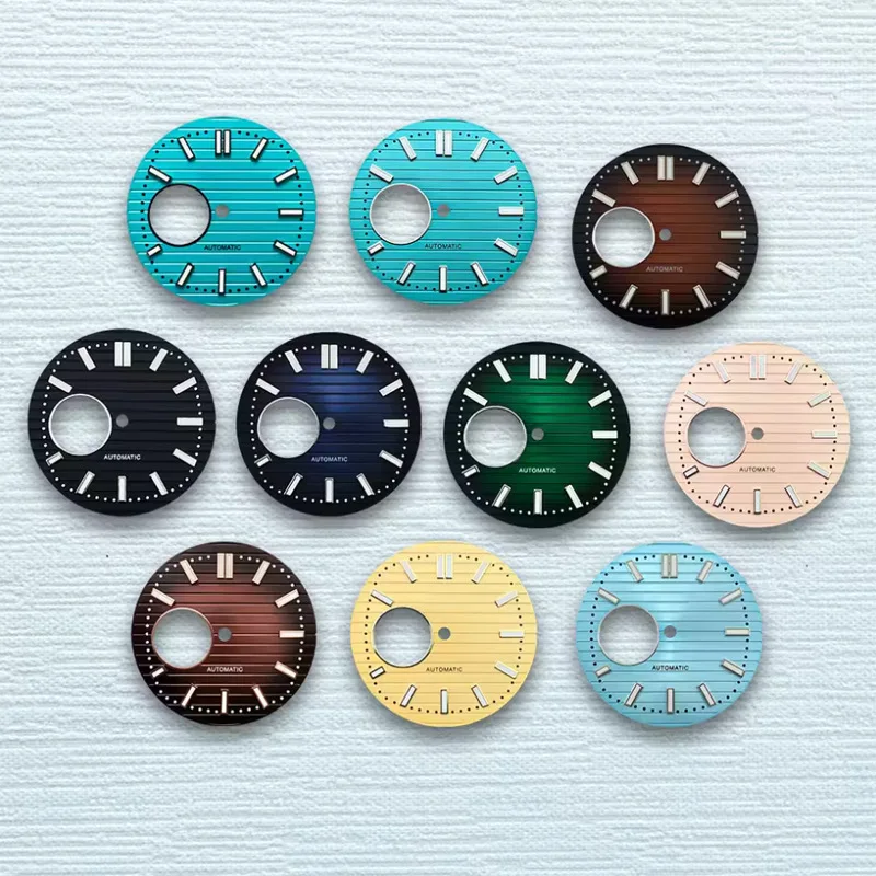 قرص NH38 قرص مجوف أخضر قوي مضيء NH35 يناسب حرفيًا قرص 30.5 مم #1