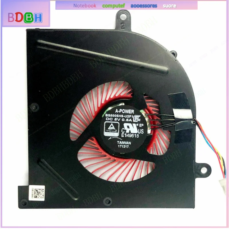 CPU GPU Cooling Fan For MSI GS63 GS63VR GS73 GS73VR MS-16K2 BS5005HS-U2F1 U2L1
