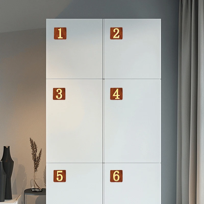 Holztisch Nummern schild mit Träger Kleber Metall Zahlen Zeichen für Restaurants Bar Cafe Hochzeit Nummer Tischplatte – Detail 8