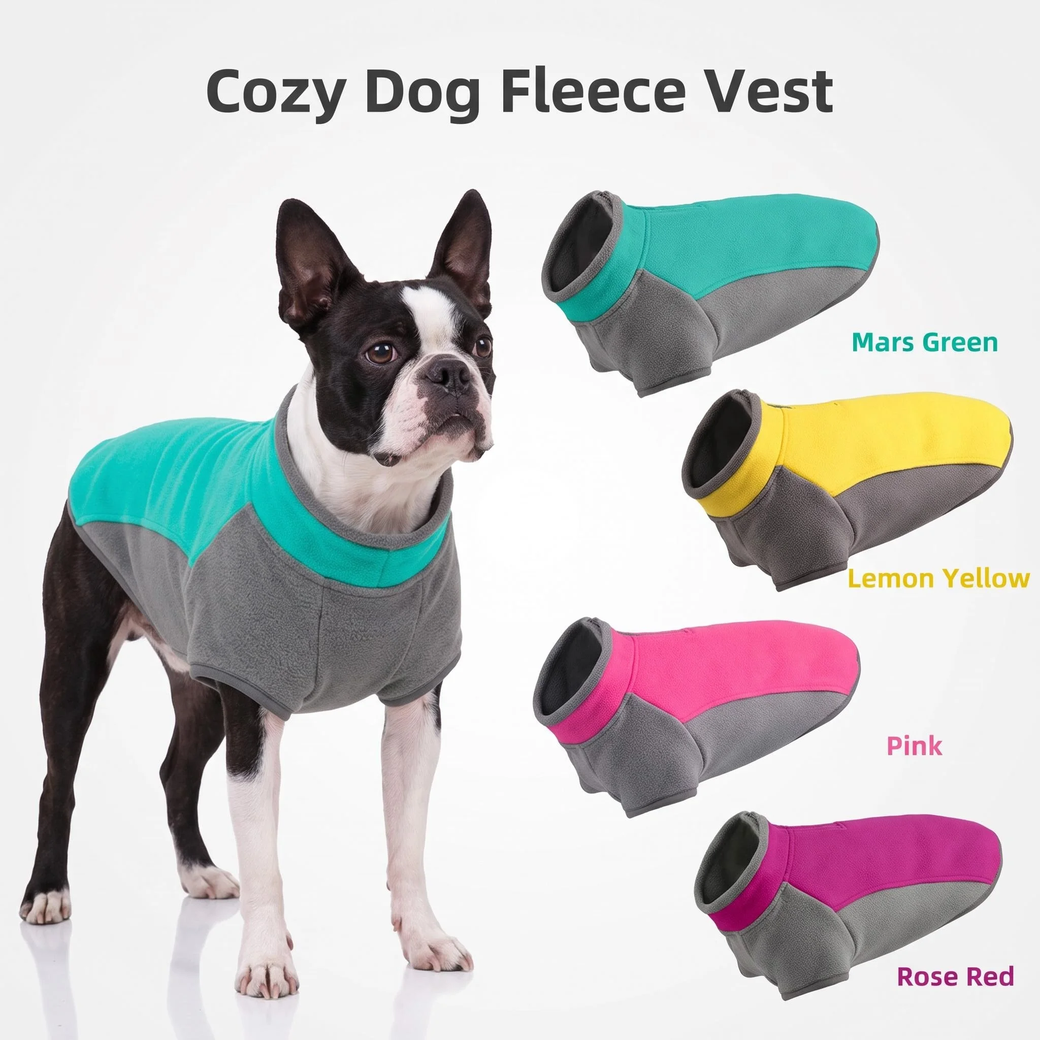 Pet Sweatshirt Clothes Dog Sweatshirt Winter for Medium Dog Puppy Warm Super Stretch Sweatshirt Hoodies Dog Warm Fleece Vest