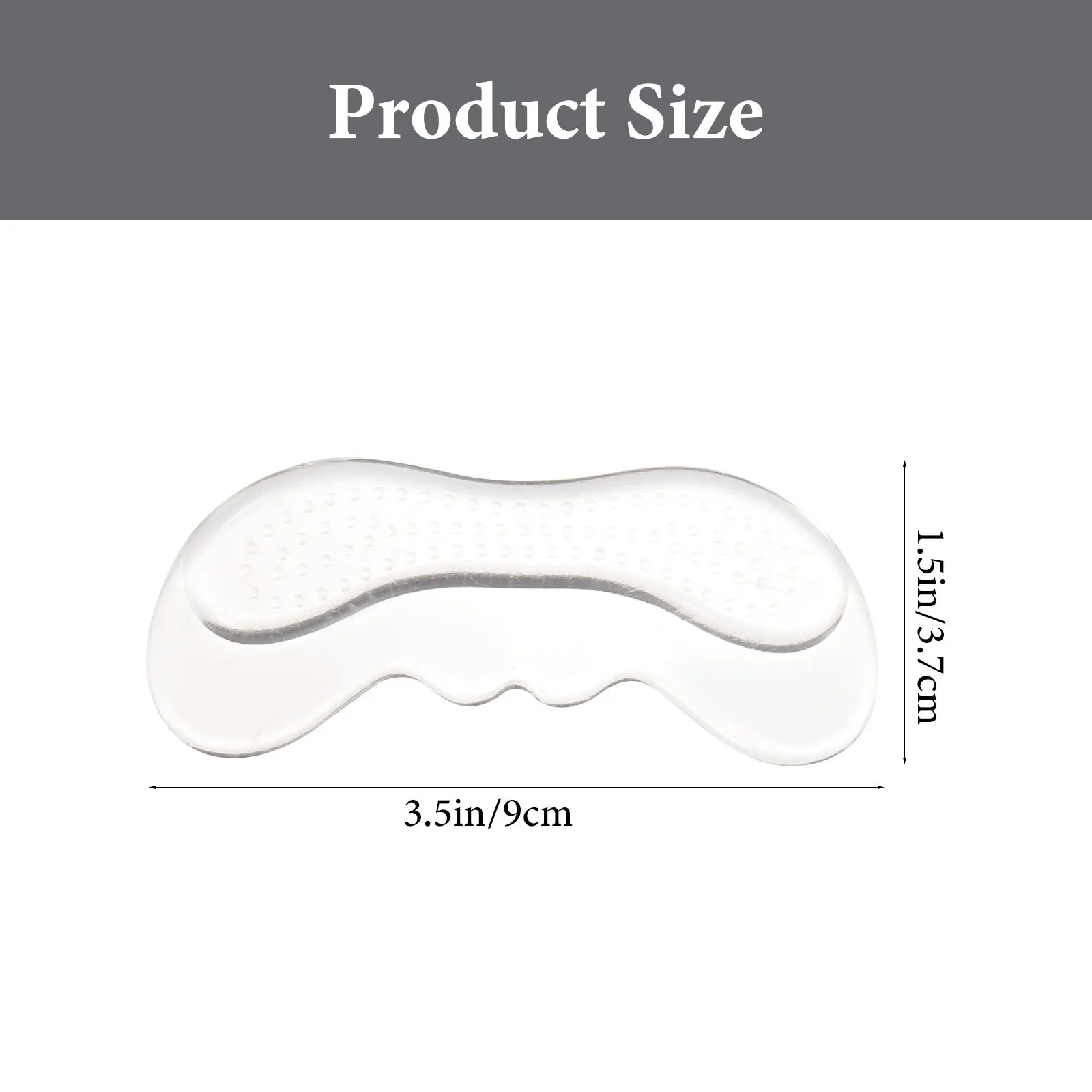 1 زوج ذاتية اللصق منصات كعب غير مرئية مقاومة للاهتراء وسائد قابلة للاستبدال للخارجية مريحة العناية بالقدم أداة المحمولة #4