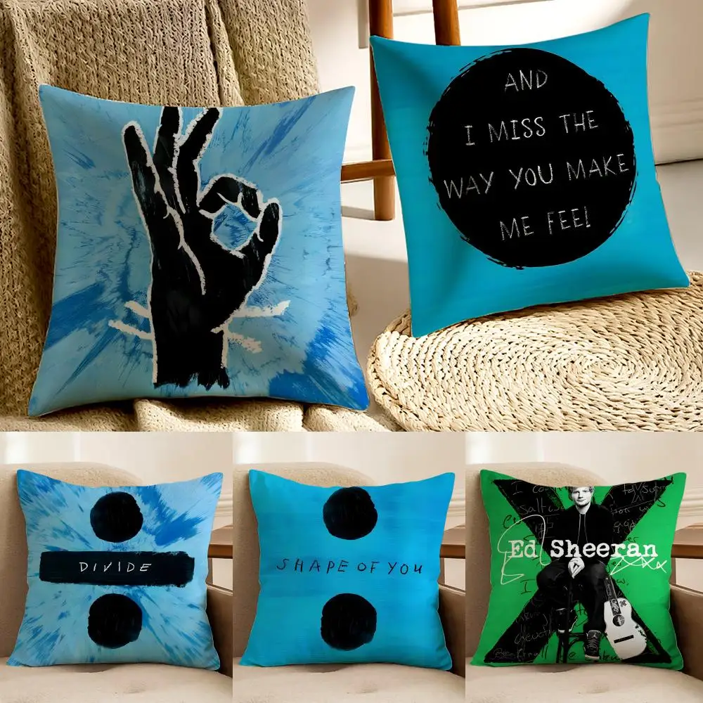 

Наволочка для подушки с изображением певца Эд Ширана, защита от пылевых клещей, декор для гостиной, дивана, комнаты
