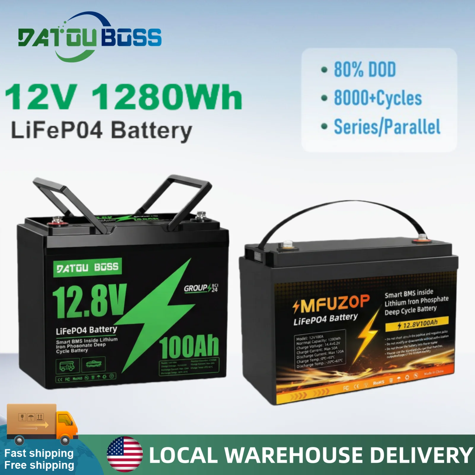 Datouboss 12V 100AH…