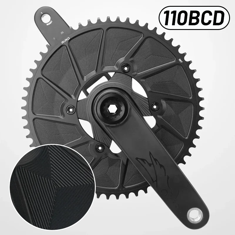 

Звездочка 110bcd 110 Bcd 4 болта 1x звездочка Aero Crown 46 48 50 52 54 56 58 зубьев для складного велосипеда Shimano R7000 R8000 R9100