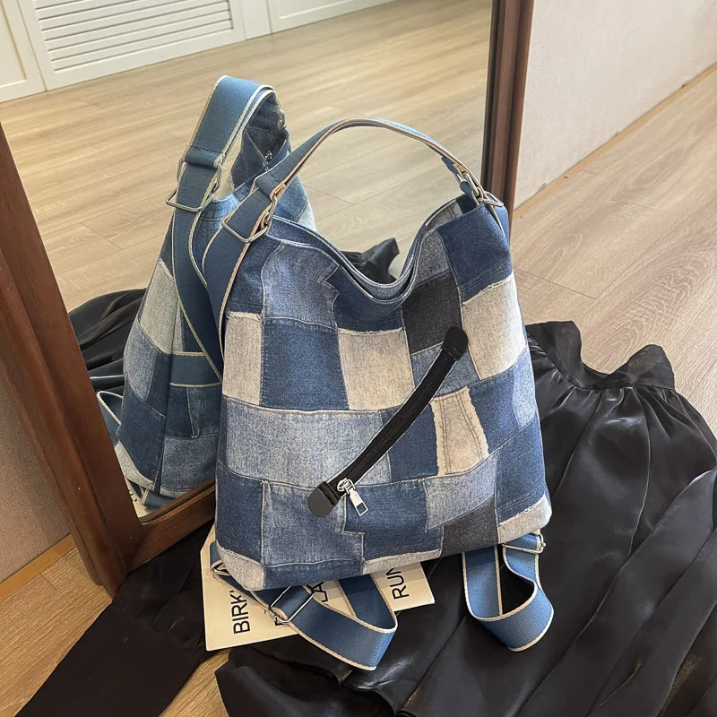 

Kids Backpack Trendy Toto Bags for Women Fashionable Denim Purse and Handbags Versatile Casual Women Shoulder Bag Сумка Женская