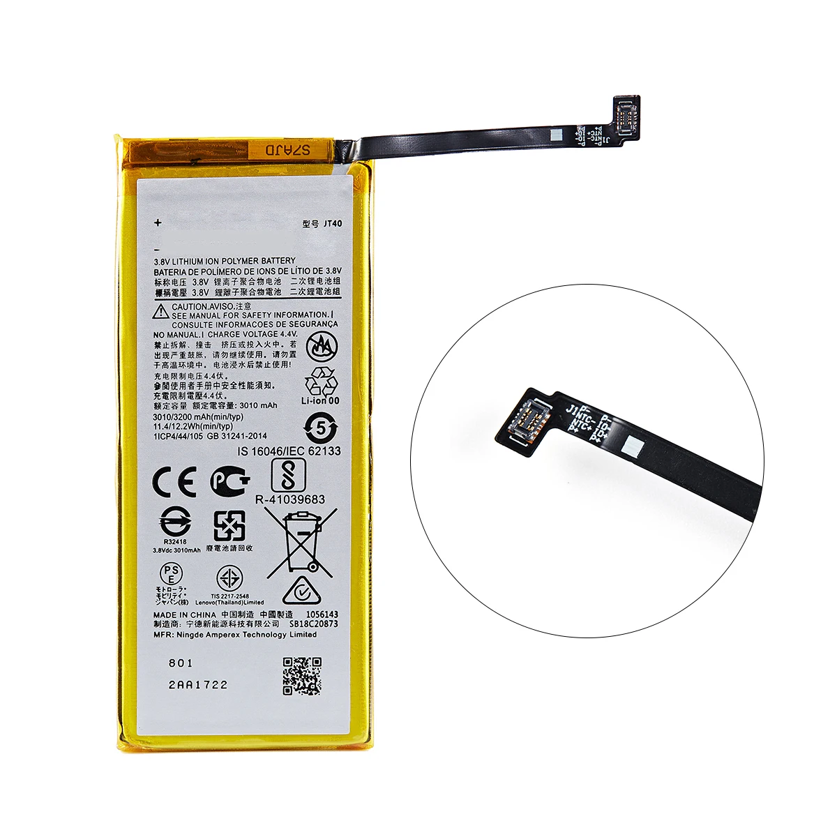 100% Original  JT40 3200mAh Battery For Motorola Moto G6 Plus G6P G6+  XT1926-6 XT1926-7+Tools