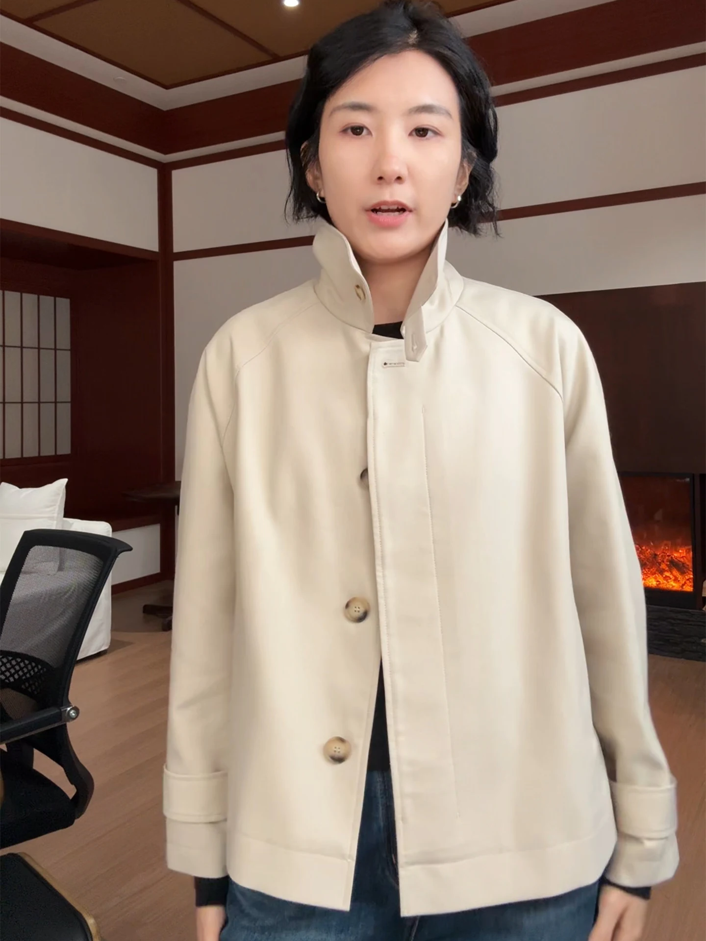 

Женская ветровка LANGQING TONG: повседневная, в британском стиле, весенняя новинка, модная верхняя одежда