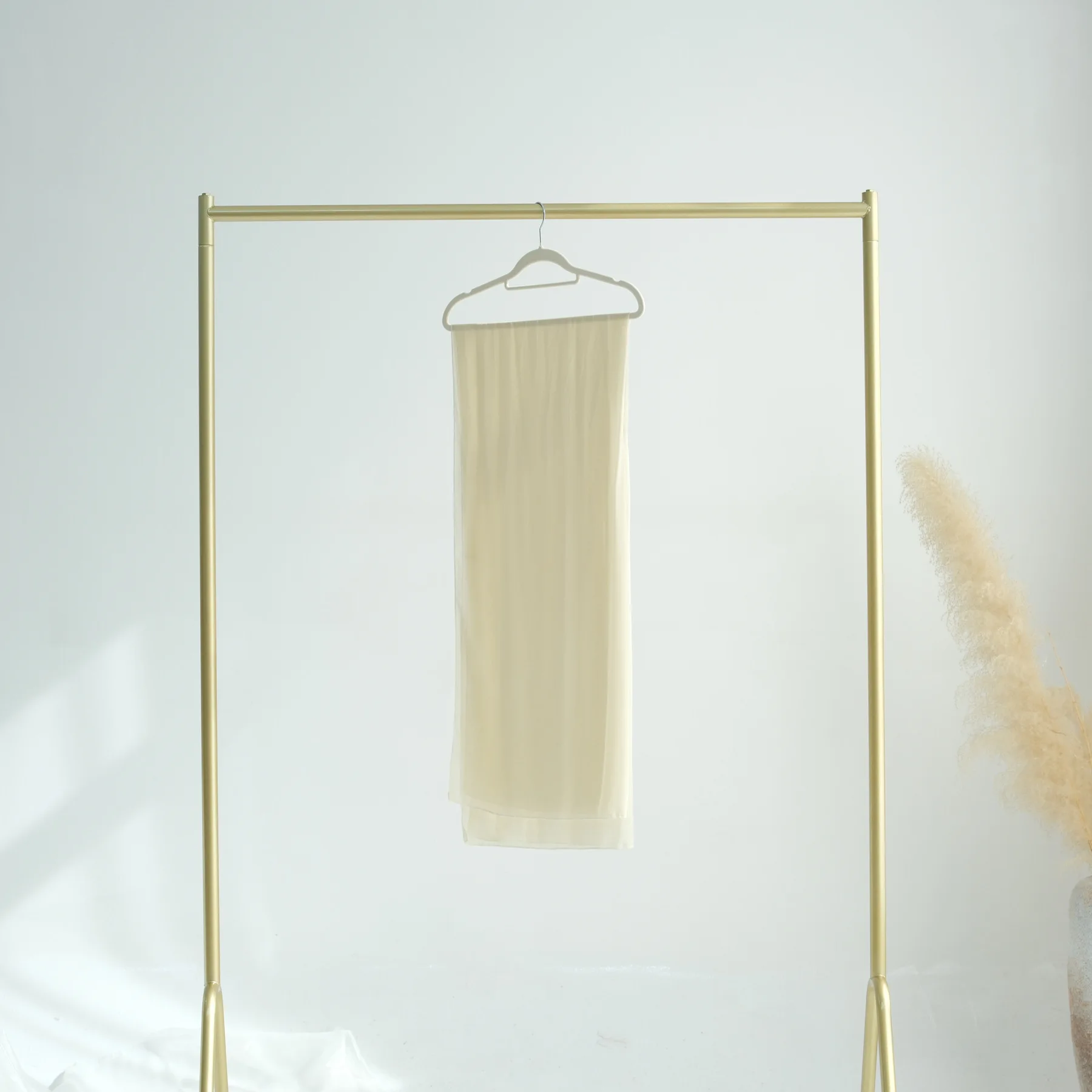 Hoge Kwaliteit 2025 Ramadan Effen Kleur Sjaals Moslim Hijaabs Eenvoudige Sjaal Moslim Hijab Moslim Vrouw Chiffon Hijab