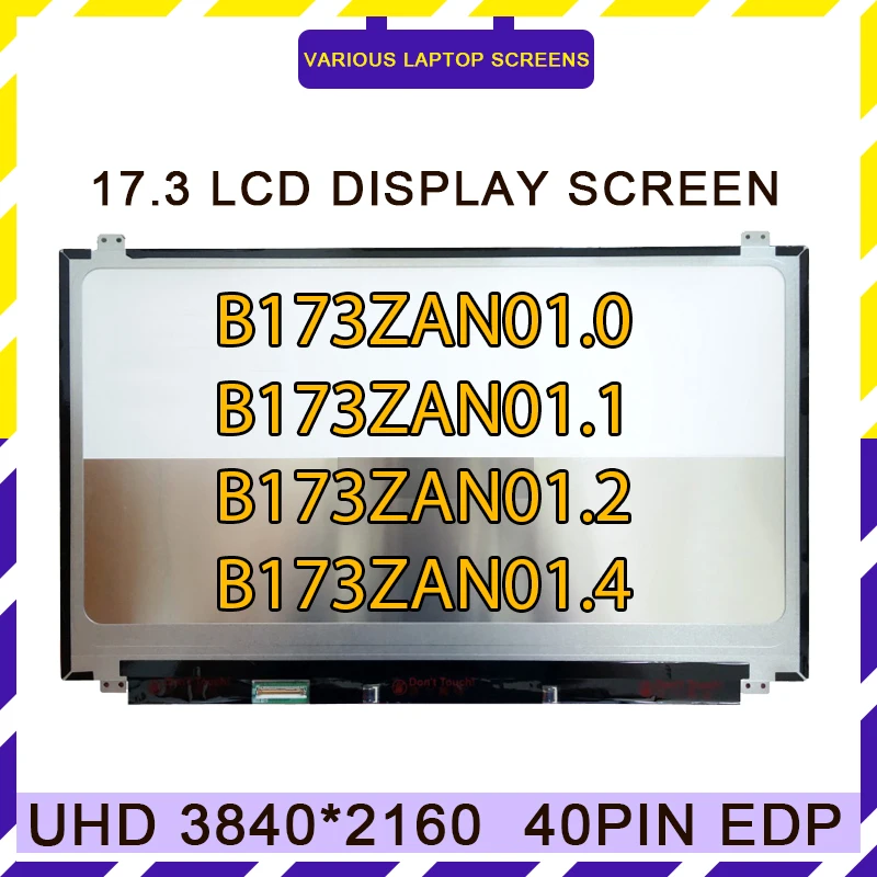 painel de exibicao da tela lcd do portatil ips 4k b173zan010 b173zan011 b173zan012 b173zan014 n173dse g31 uhd 3280x2160 173 01