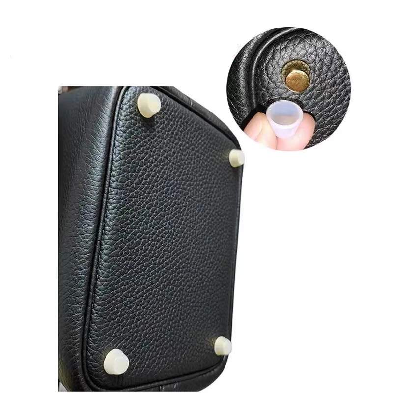 Titanium Steel Screw Base Nail Anti Wear Kit For Hermes Birkin Kelly Handbag Bag Bottom Buckle Metal Foot Nails Protective Case