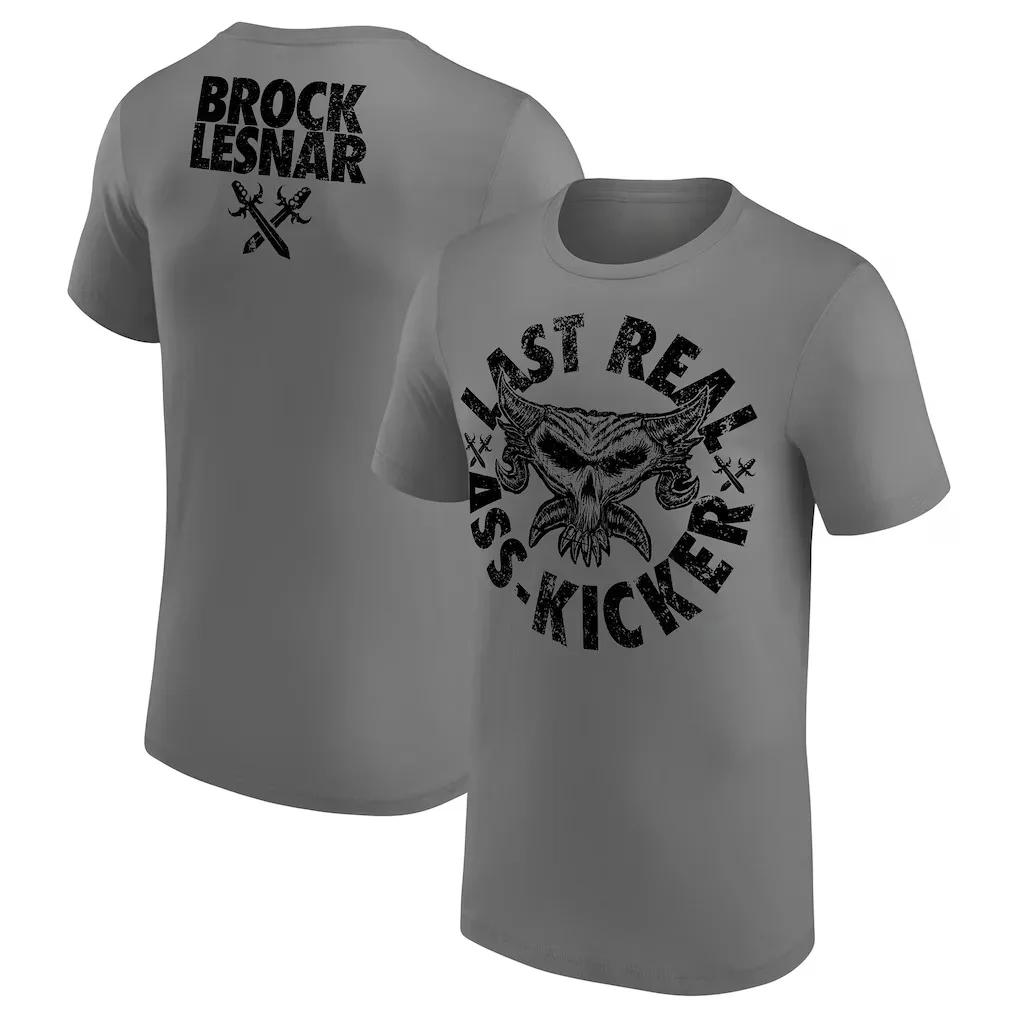 Brock Lesnar HERE COMES THE PAIN Bedrucktes T-Shirt für Männer und Frauen Sommer Baumwolle Y2K Kleidung Bequeme Mode Kurzarm-Oberteile – Detail 5