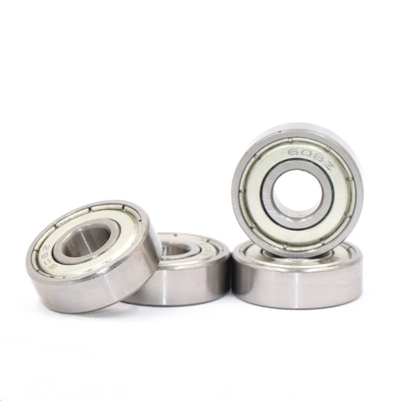 50pcs Stainless Steel bearing ABEC-5 S608ZZ 8*22*7 mm deep groove ball bearing S608Z S608 -2Z 8x22x7mm roller skating bearings