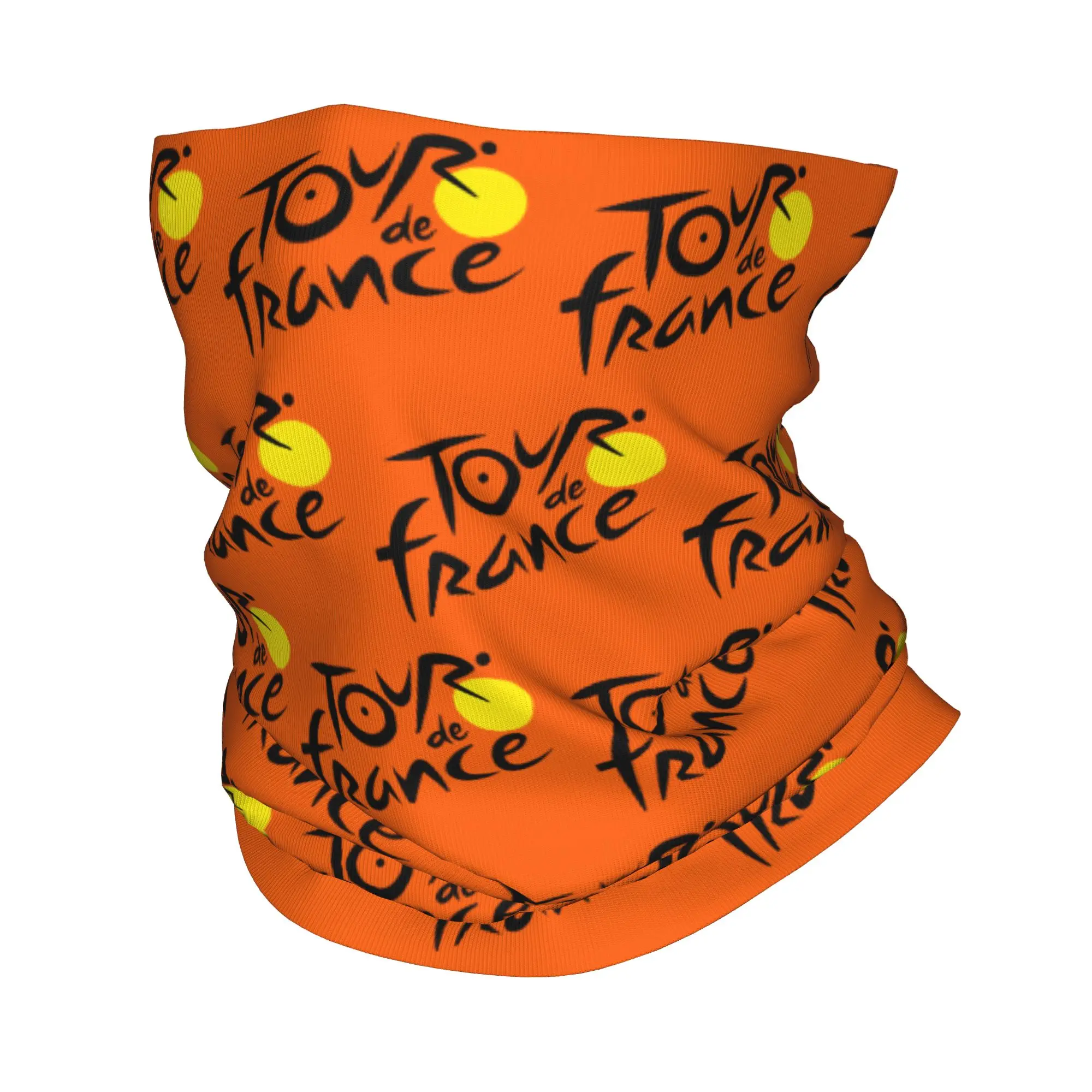 Custom France TDF Tour Winter Headband Neck Warmer Men Women Hiking Cycling Tube Scarf Bicycling Face Bandana Gaiter