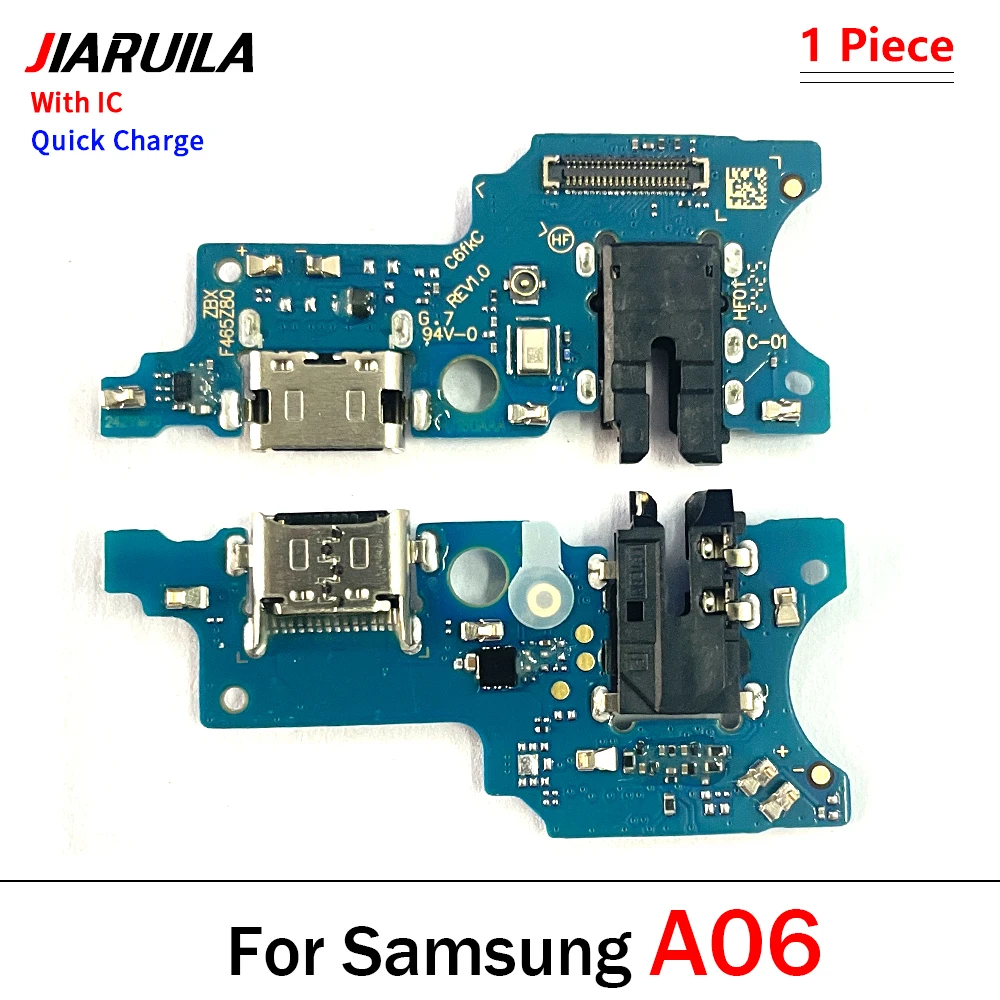 10Pcs/Lot, USB Charger Dock Connector Charging Port Microphone Flex Cable For Samsung A05 A05s A15 A25 A35 A55 A06 A16 4G 5G image 3