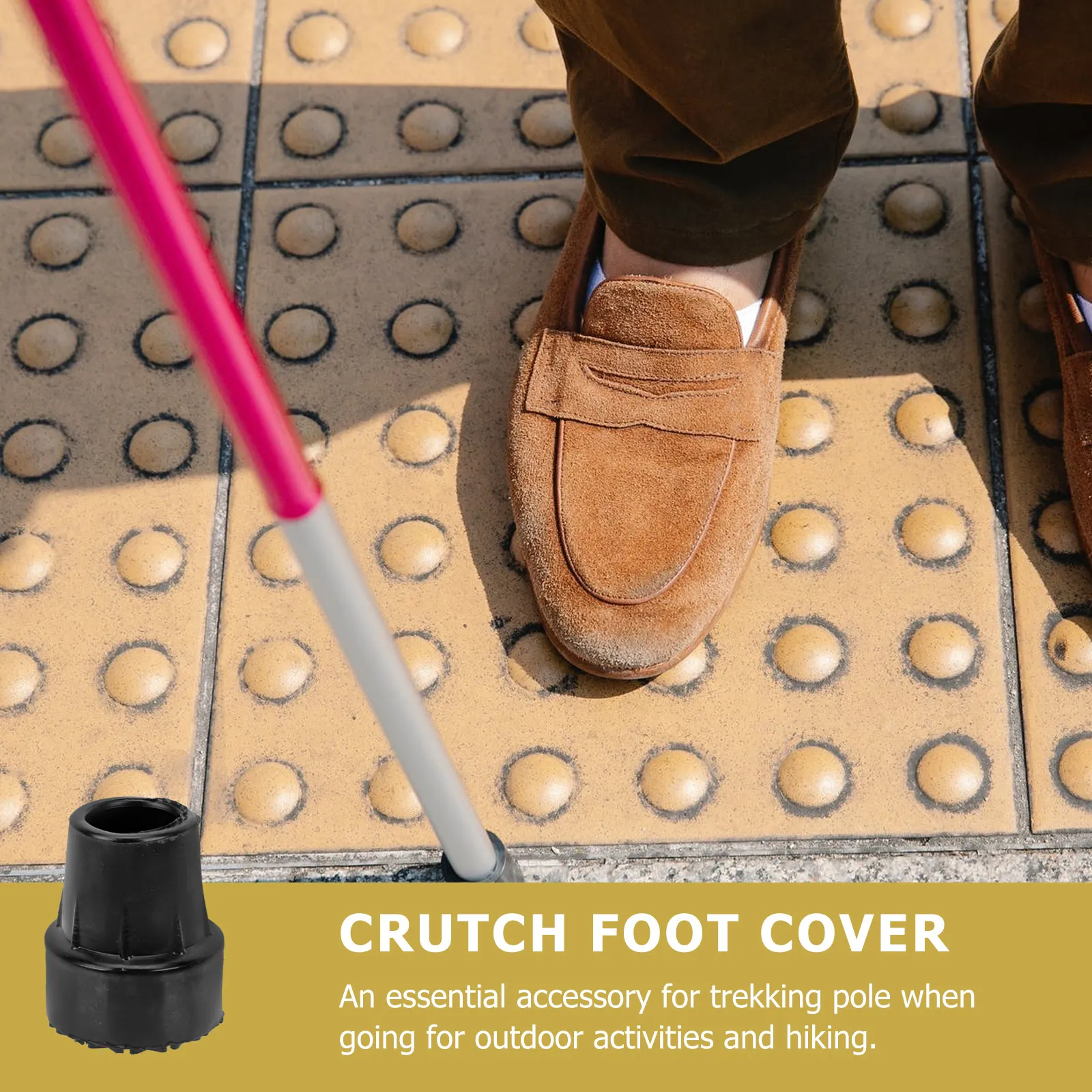 

Набор из 9 премиальных резиновых наконечников для треккинговых палок: противоскользящие, амортизирующие, грязезащитные, портативные для походов и альпинизма