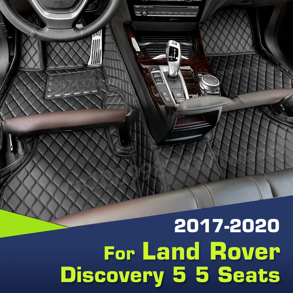

Автомобильные коврики для Land Rover Discovery 5 (FIVE SEAT) 2017-2020 18 19 на заказ, автомобильные подушечки для ног, автомобильный ковер, аксессуары для интерьера