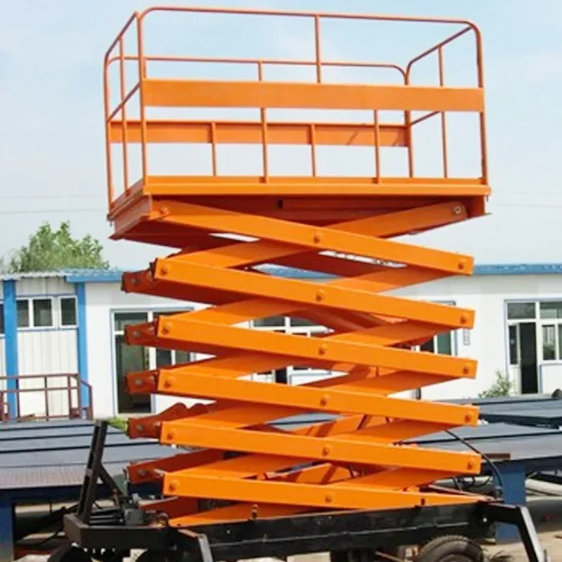 YG Self Propelled Scissor Lift Machine Customized Portable 5 Ton Heavy Duty Hydraulic Scissor Lifting Platform Made in China