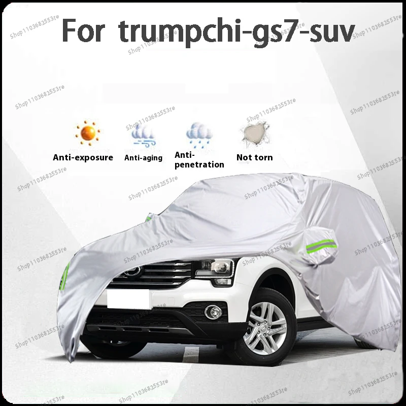 

For Trumpchi GS7 Fit Car Cover - Waterproof, Dustproof, Sunshade (UV), Snowproof | Silve Full Cover with All-Day Protection