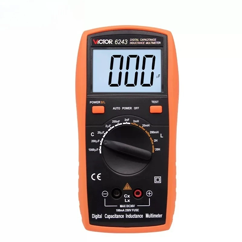 Handheld LCR Multimeter Digital Capacitance Inductance Meter LCR Testing Measuring Instrument