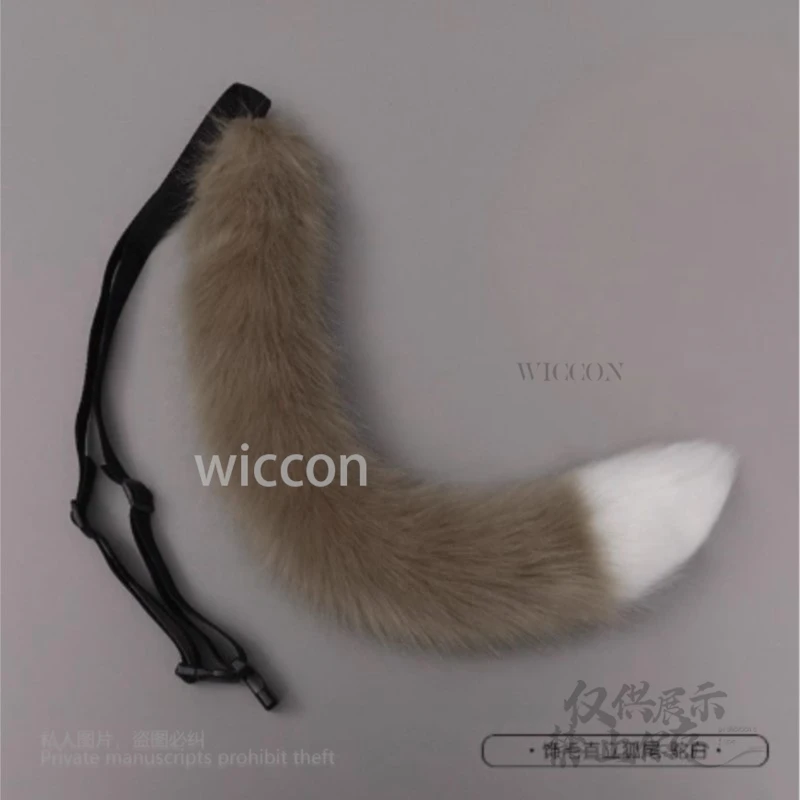 Anime Animal Fursuit motocicleta accesorios decorativos cola rendimiento Prop hecho a mano 9 estilos gato simulación cola de zorro Accesorios