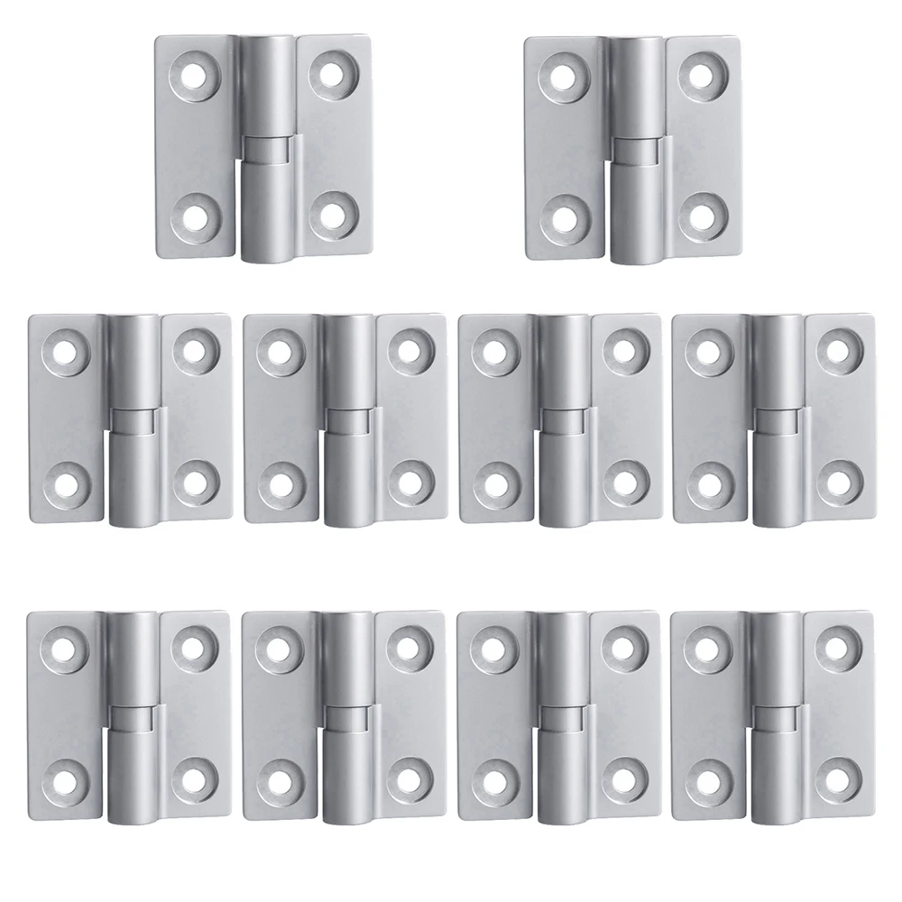 10PCS Zinc Alloy Industrial Equipment Hinges w Damping Function Distribution Box Switch Electric Cabinet Hinge Soft Close Hinge