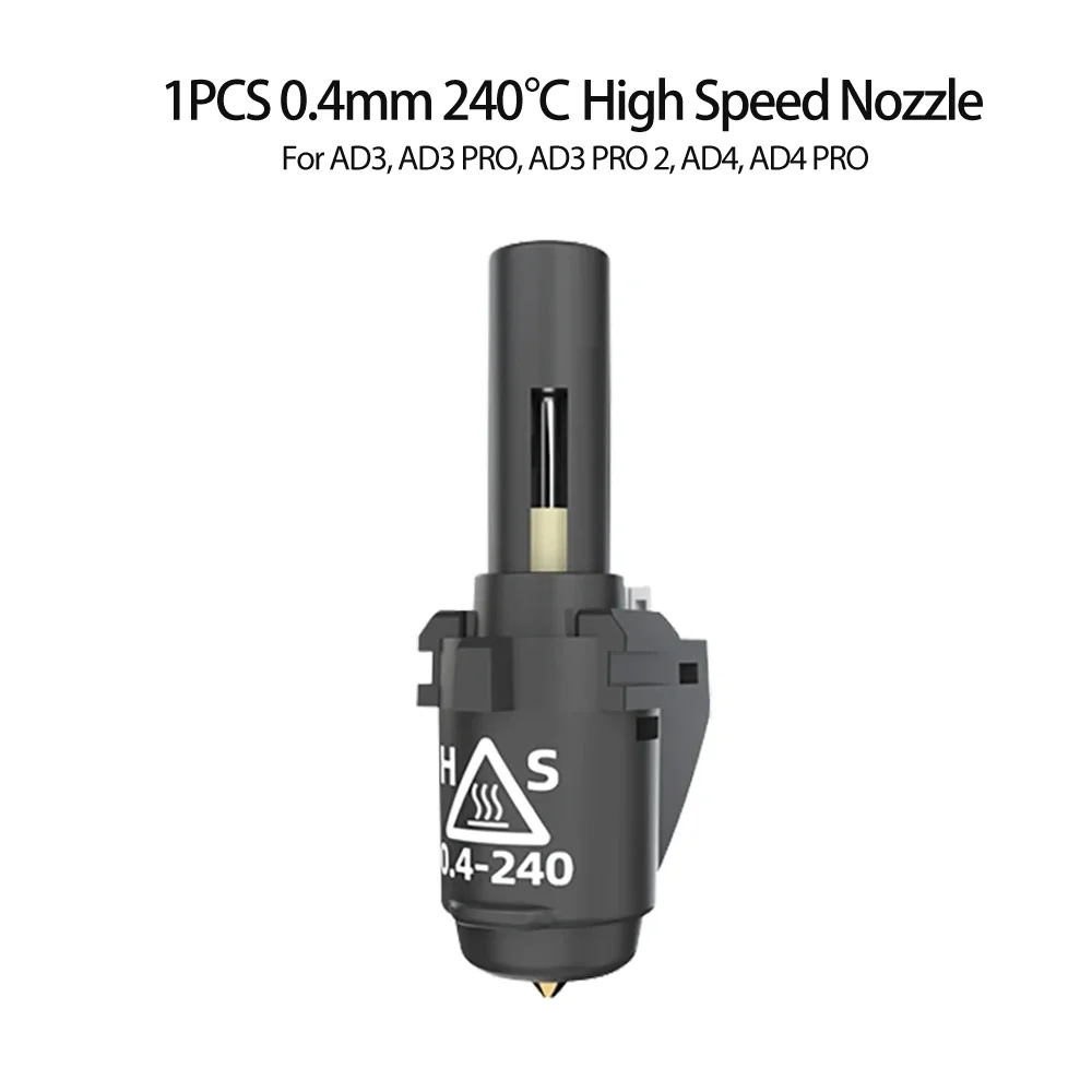 FLASHFORGE Nozzle voor Adventurer 3 Adventurer 4 Series 0.3/0.4/0.6mm Hoge Temp 3d Printer Onderdelen Reserve Vervanging Accessoires