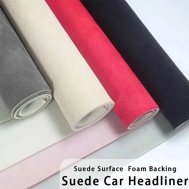 

Подкладка на крышу автомобиля, замшевая ткань для автомобильного подголовника для провисания подголовника, ремонт, модификация интерьера автомобиля, 200x140 см, пенопластовая подкладка