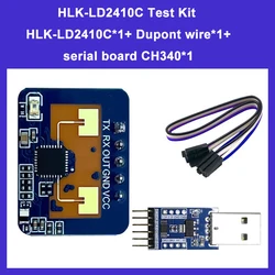 Ücretsiz Gemi Hi-Link Akıllı Ev HLK-LD2410C 24 GHz mmWave İnsan Varlığı ve Hareketli Radar Hareket Sensörü Modülü