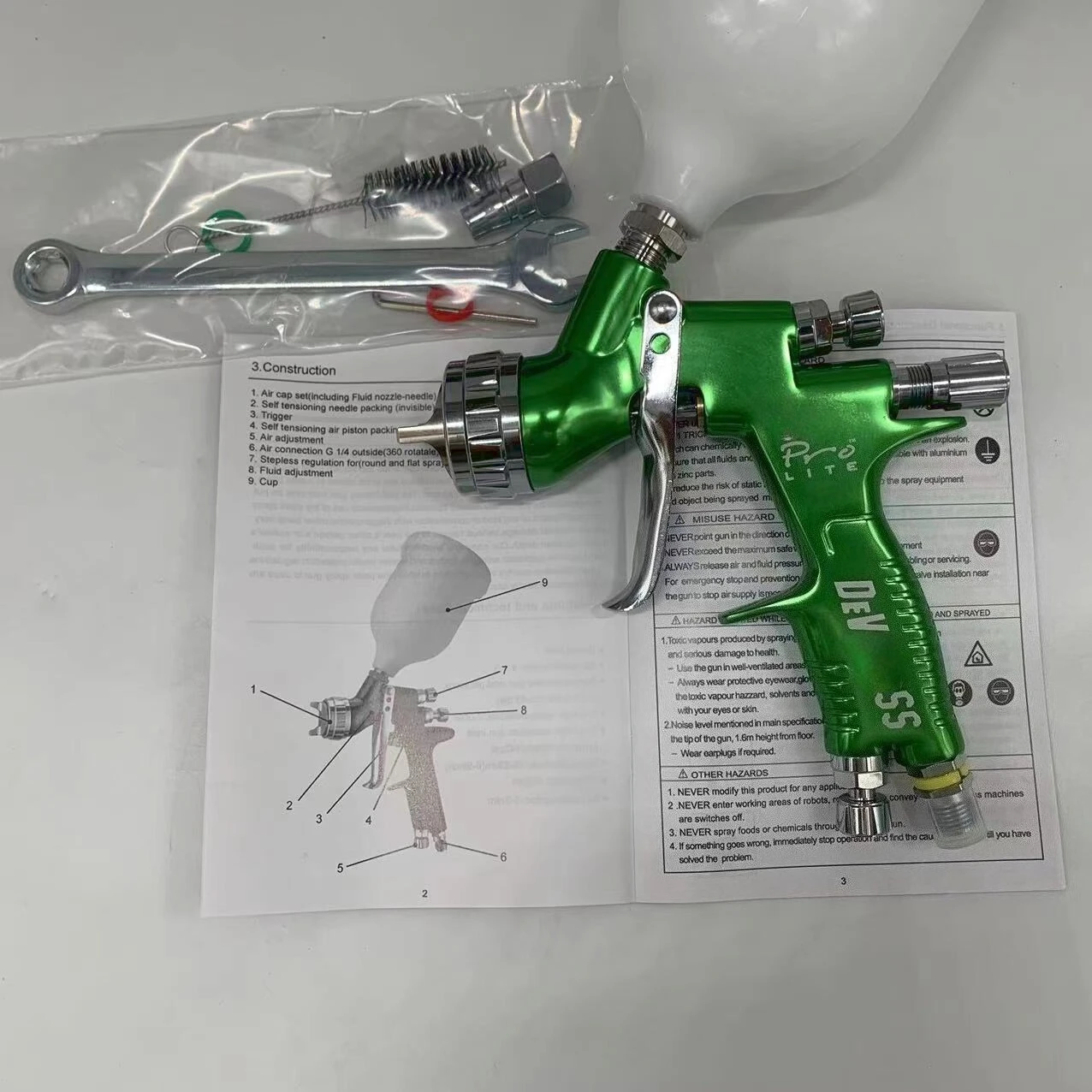 

Primer / Varnish TE20 1.3mm Nozzle Automobile spray gun for Devilbiss