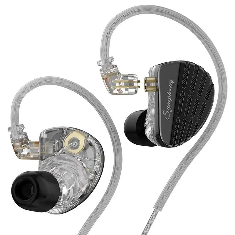 

KZ Symphony 13.2mm Self-developed Planar Driver+6mm High-performance Dynamic driver Hybrid In-Ear Monitor Earphone
