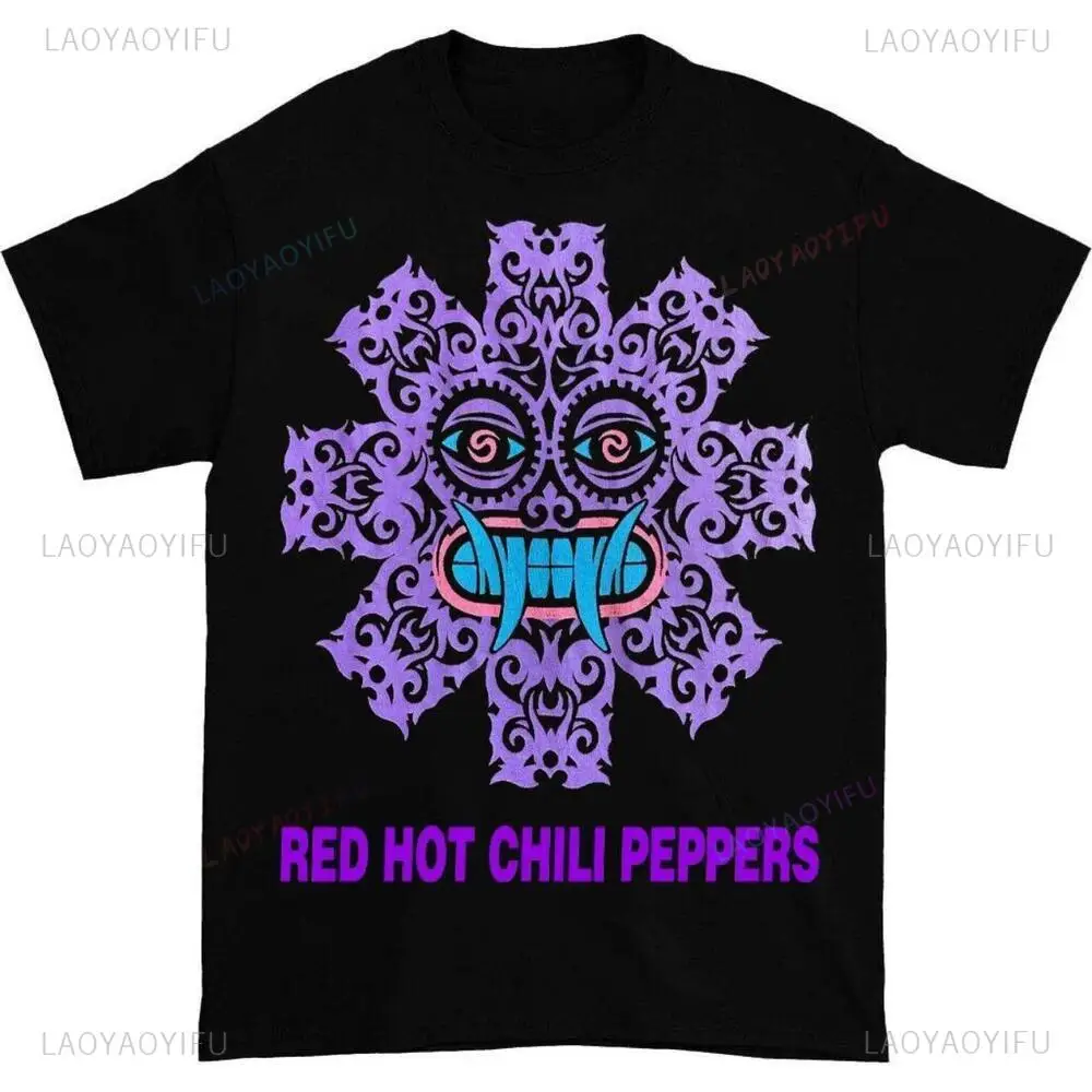 Blue Novelty Trend Unique-Red-Hot-Chili-Peppers-Fashion Treetwear Originality Customized Hipster T Shirts Men Clothing Women Top