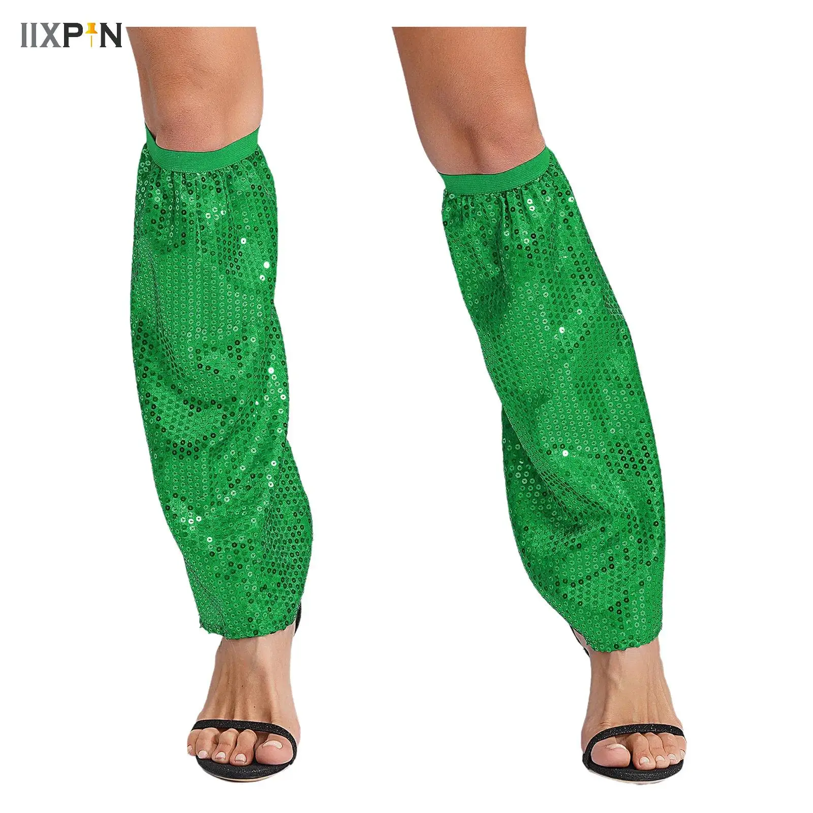 

Sequins Leg Warmers Sparkle Leg Sleeves 70s 80s Disco Dance Party Knee High Leg Socks for Women Girls Harajuku Leg Cover Gifts
