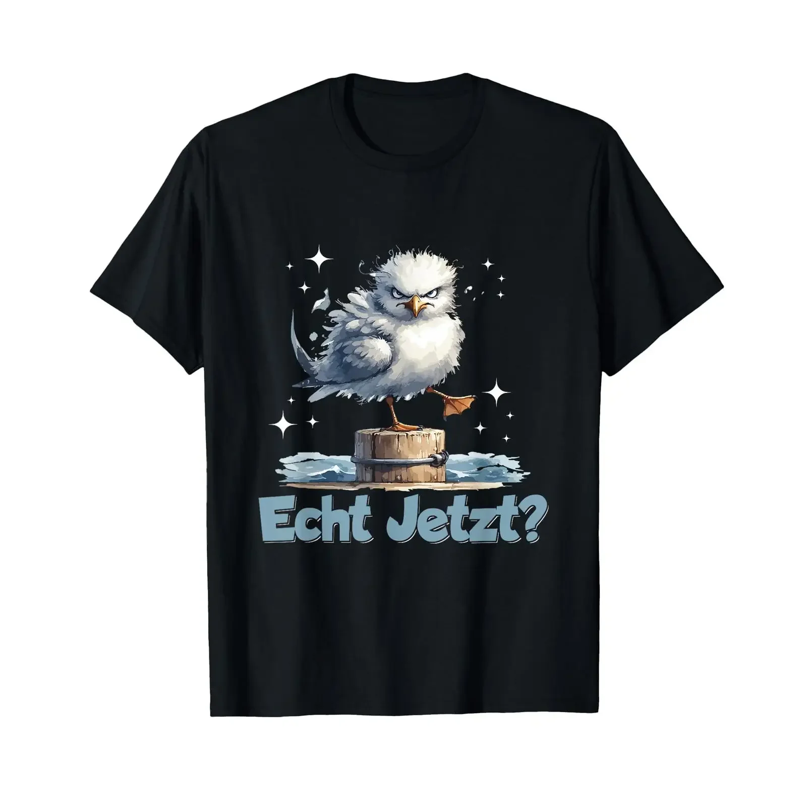 Seriously Seagull No Funny Statement Slogan T Shirt vintage Washed Soft Slightly Comfortable graphic Unisex Stylish homme