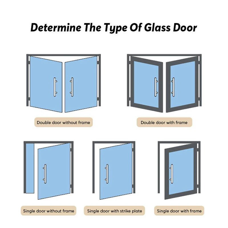 Smart Sliding Glass Door Lock TTlock APP Remote Biometric Fingerprint Password Code Card Electronic Lock for Single Double doors