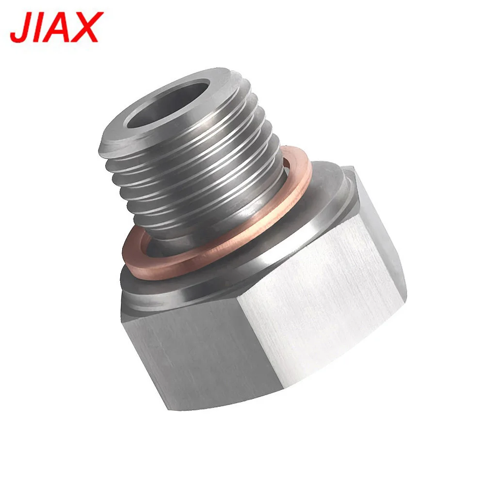 Oil Pressure Sensor Adapter M16X1.5 To 1/8NPT Stainless Steel Extender for GM LS Series with Washer