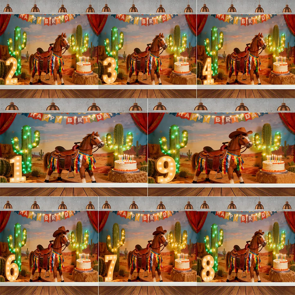 

Western Cowboy Backdrop Horse Farm Wooden Barn Door Banner Kids 1st Birthday Party Decor Baby Shower Backdrop Photo Studio Props