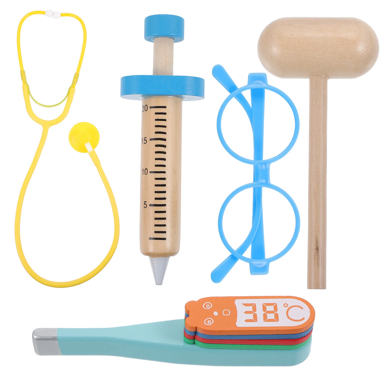 1 Juego de juego médico para niños, juego de rol de simulación, diversión educativa creativa en interiores para niños pequeños