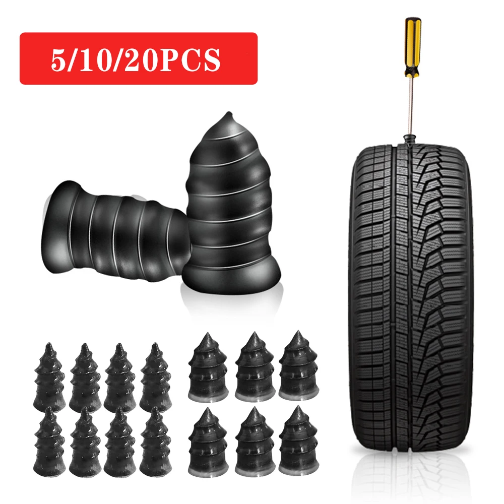 50PCS Auto Vacuum Tire Repair Nails Wholesale Tyre Repair Tools for Moto Bike Tire Repair Nail Kit Puncture Tyre Rubber Nails