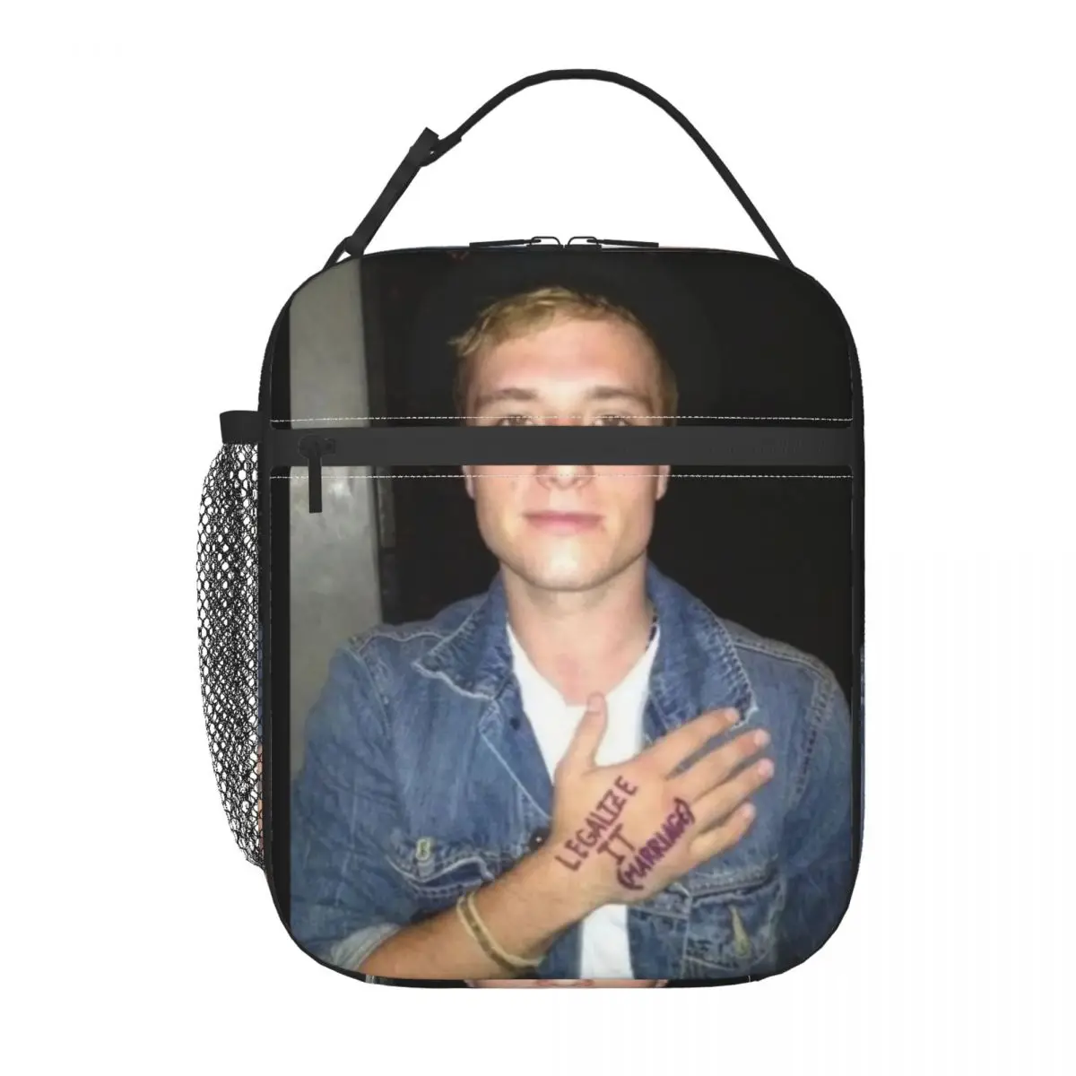 Vintage Josh Hutcherson Product Insulated Lunch Bag Outdoor Food Box Portable New Arrival Thermal Cooler Lunch Box