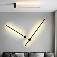 Modern LED wall lamp 6W 9W 12W 20W long strip wall lights sconces indoor lighting home decor living room bedroom corridor stair