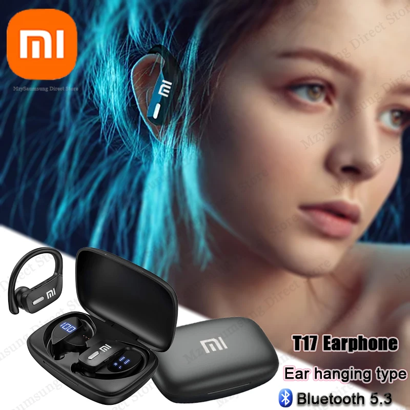 Xiaomi Mijia Bluetooth Wireless Earphones T17 EarHooks In Ear Headphones 48 Hours Play Game Headset Waterproof Sports Earbuds