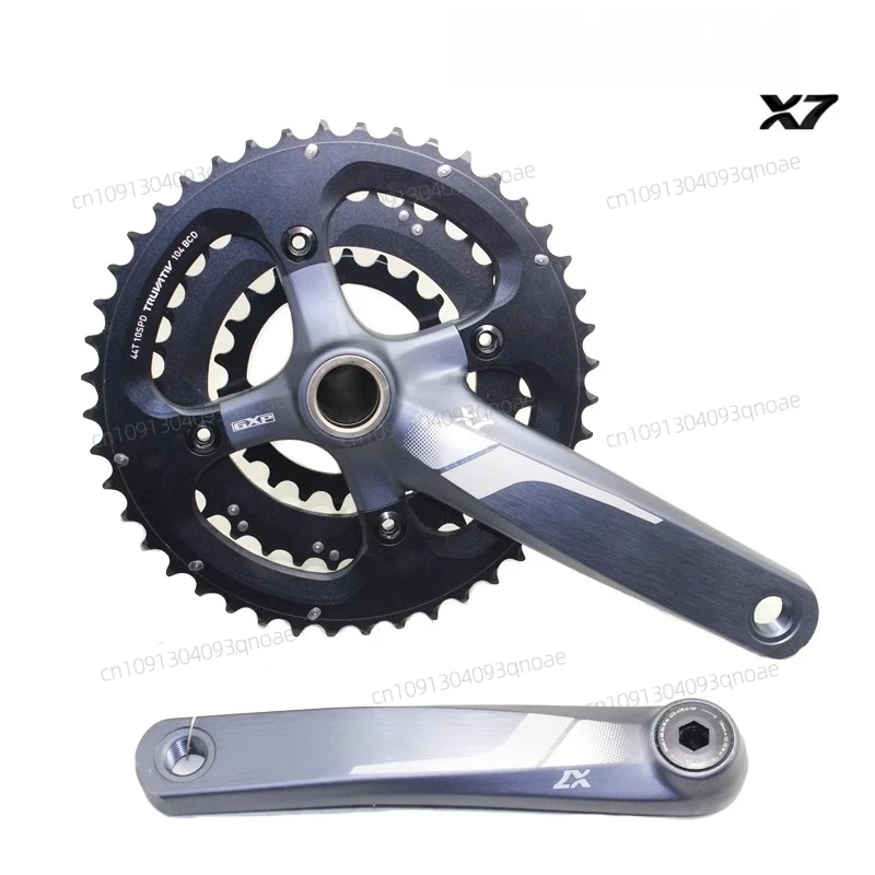 

X5 X7 Denture 10 30 Speed Mountain Bike Denture 44 33 22T GXP 170 Crank