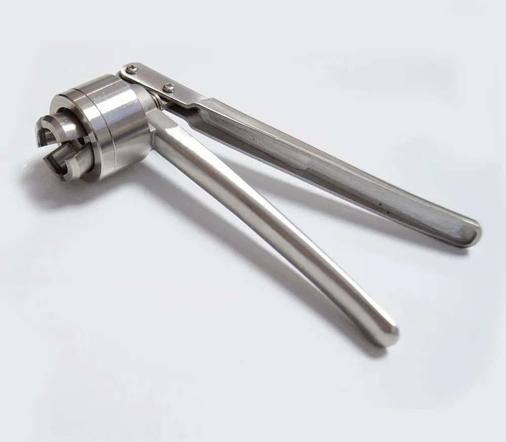 

20mm Stainless Steel Manual Vial Crimper Hand Sealing Machine Vial Capping Tools Crimping Tool Bottle Flip Off Capping Capper