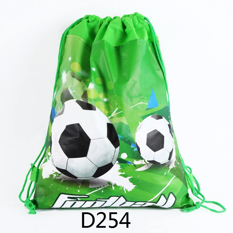 어린이 축구 가방 Drawstring 파티 스포츠 스토리지 축구 배낭 공 홀더 피트니스 부직포 휴대용 스포츠 배낭