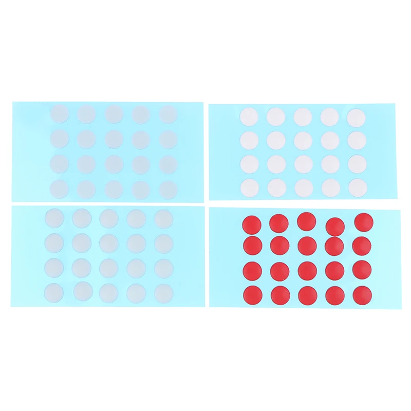 1 Pack Glass Mouse Skates DIY Universal Dots Mouse Feet Pads Sticker for Gaming Mouse Anti-Slip Pad