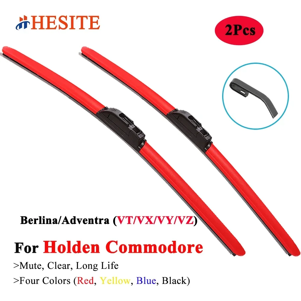 

HESITE Colorful Windshield Wiper Blade for Holden Adventra Berlina Commodore VT VX VY VZ 1999 2000 2002 2003 2005 2007 2008 2009