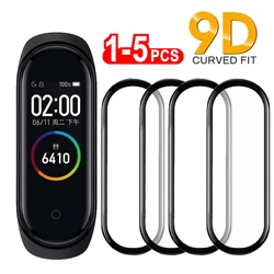 9D Curved Film For Xiaomi Band 8 7 Pro Smart band Soft Anti Scratch Screen Protector For Mi Band 6 Band 5 Band 4 Protective film