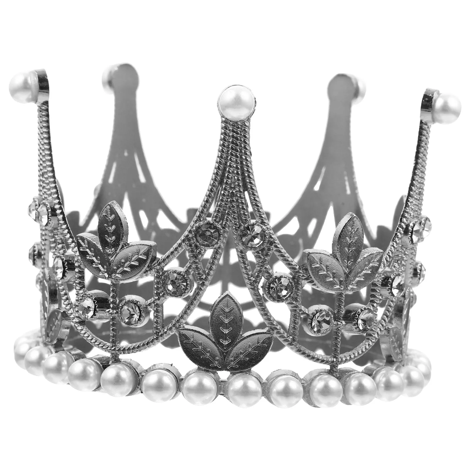 

Decorations Crown Ornament Birthday Crowns Princess Wedding Cake Topper Small Silver Toppers Dessert Table