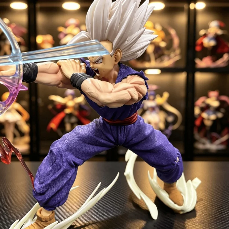 Dragon Ball Super Hero Beast Gohan Action Figure 28cm Son Gohan Special Beam Cannon Statue Collectible Model Toy Gift for Fans - view 4